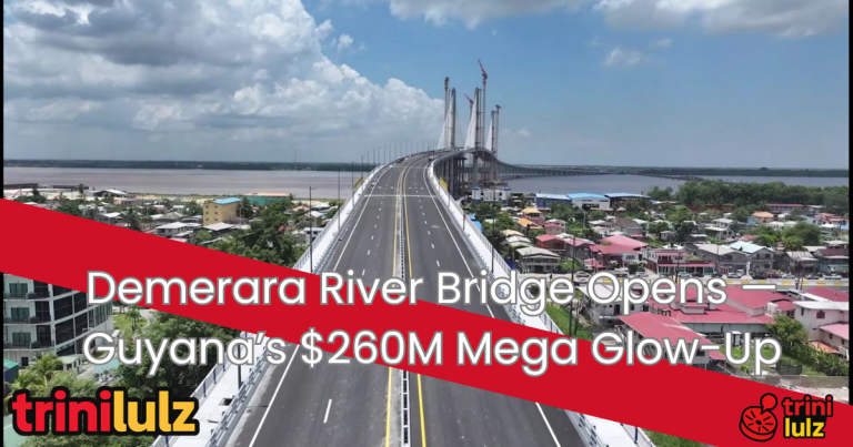 Demerara River Bridge Opens — Guyana’s $260M Mega Glow-Up