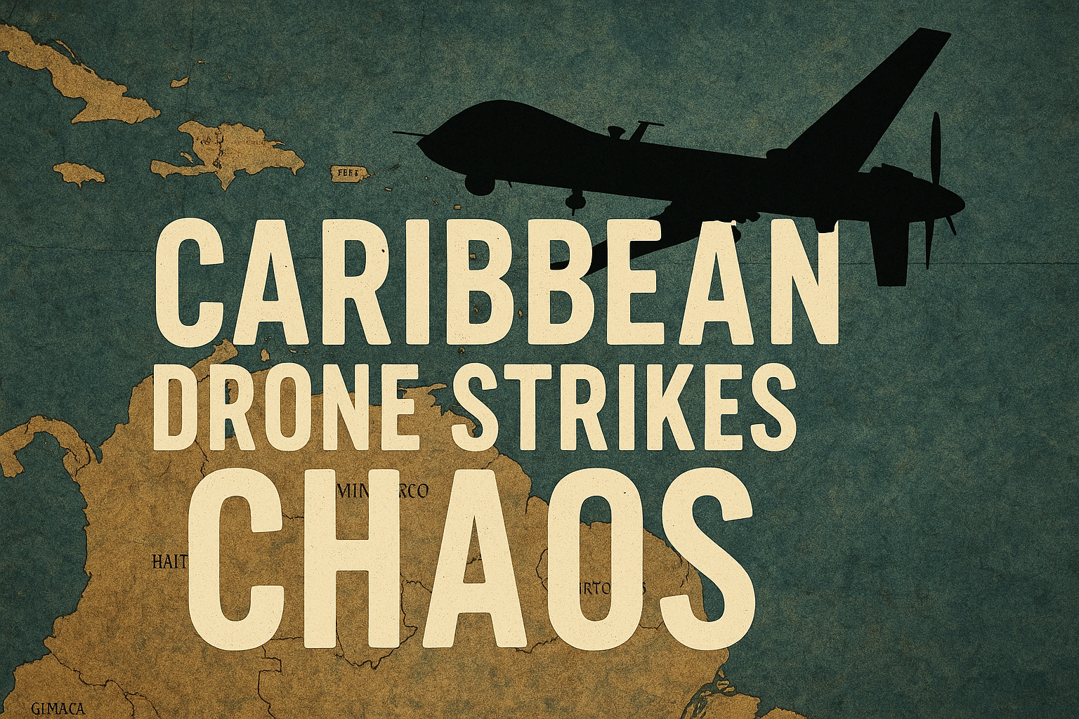 Caribbean Drone Strikes Chaos