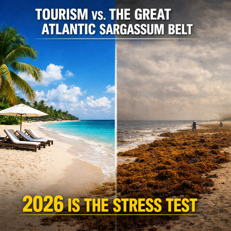 Tourism vs. The Great Atlantic Sargassum Seaweed Belt: 2026 Is the Stress Test