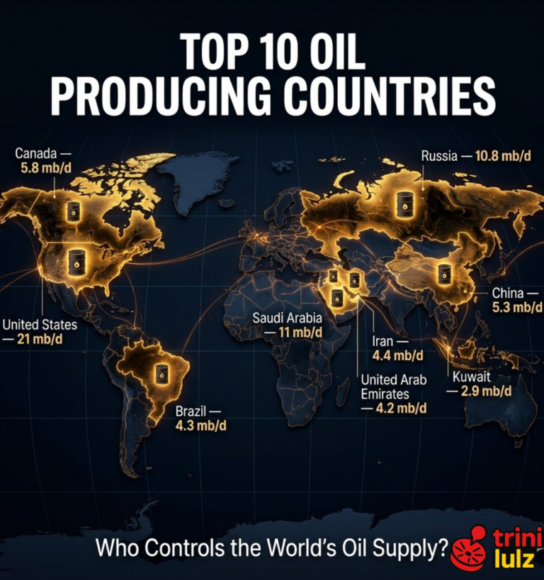 top 10 oil producing countries