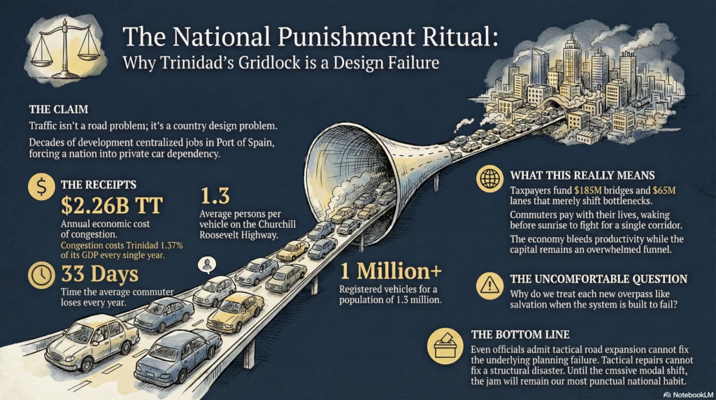 Trinidad Traffic Jam Infographic
