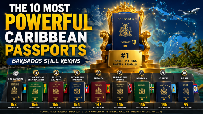 Most Powerful Caribbean passports ranked in style