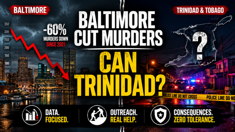 Baltimore Crime Plan Cut Murders by Nearly 60% Can Trinidad Utilise This Model
