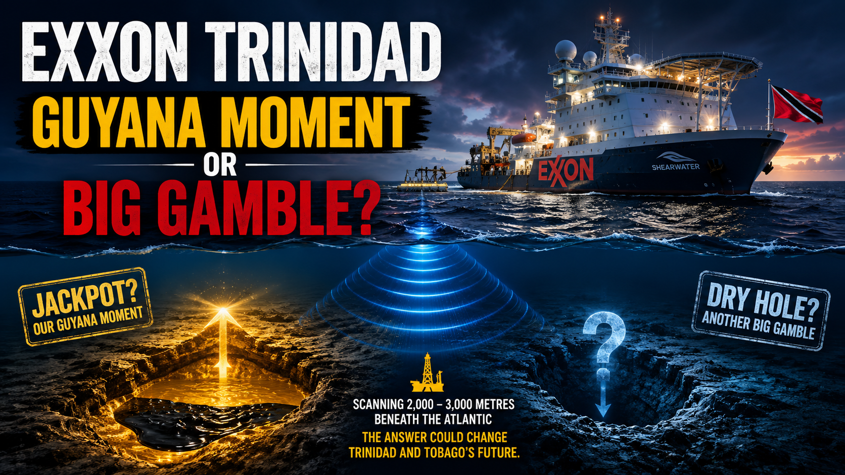 exxon trinidad Guyana Moment or Big Gamble