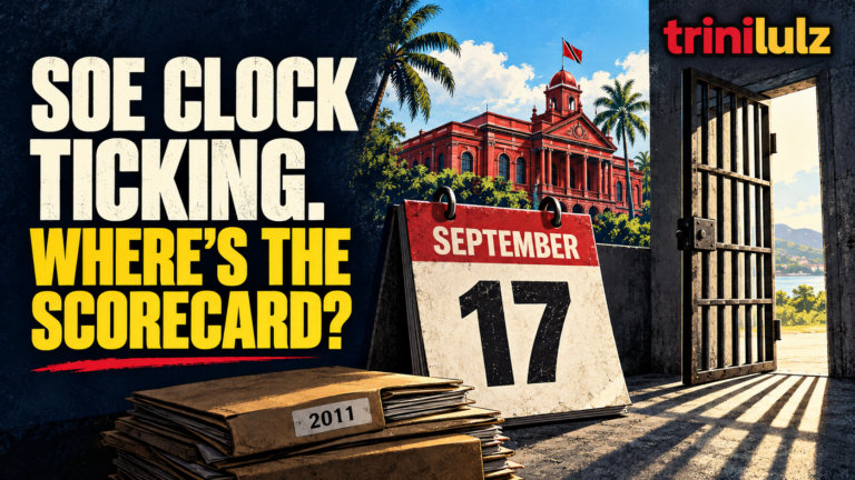 Editorial illustration of a September 17 calendar, an open cell door, the Red House and 2011 case files, with the headline SOE Clock Ticking. Where’s the Scorecard?